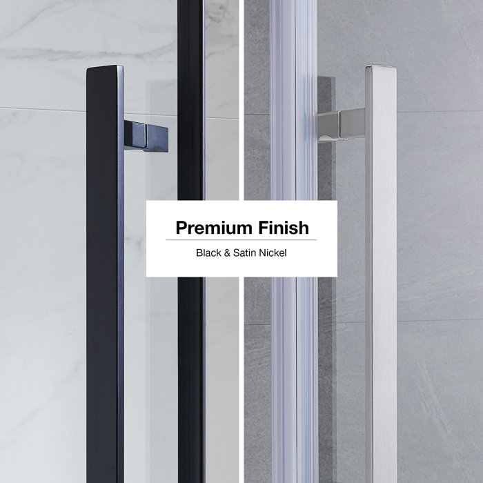 Ove Decors 37.99'' W 74.72'' H Framed Neoangle Right Shower Kit Wayfair